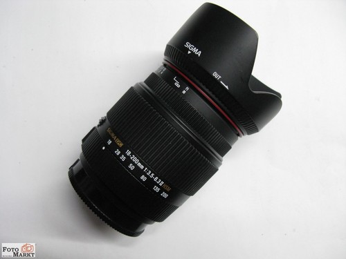Sigma zoom objektiv 200 - zoom-objektiv, 18-200/3,5